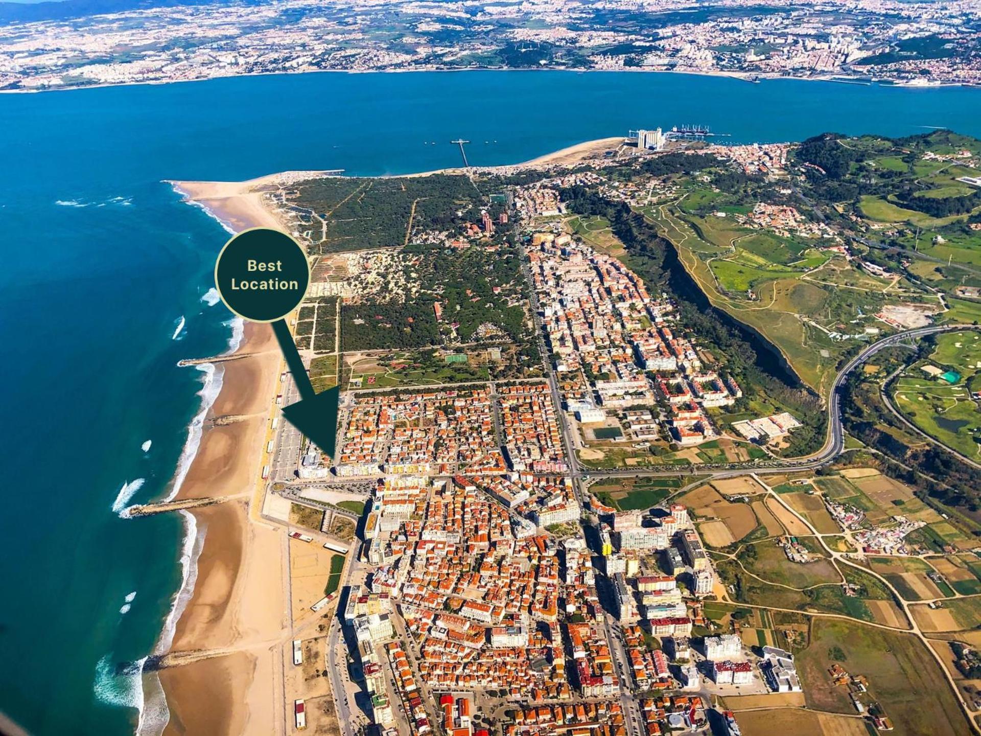 Sea View & Sundown, 150M From The Beach And Surf Spots Costa da Caparica Exterior foto
